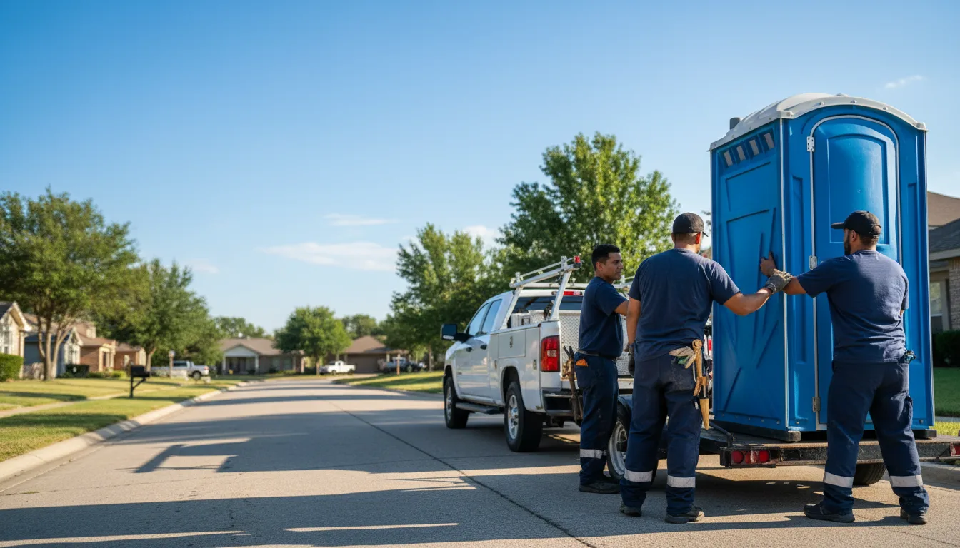 Portable Toilet Rental in Dustin, OK near me